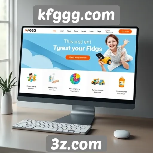 Acessibilidade e design do site kfggg.com